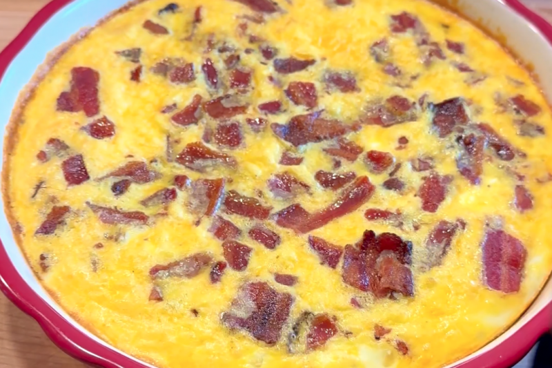 Tater Tot Breakfast Quiche