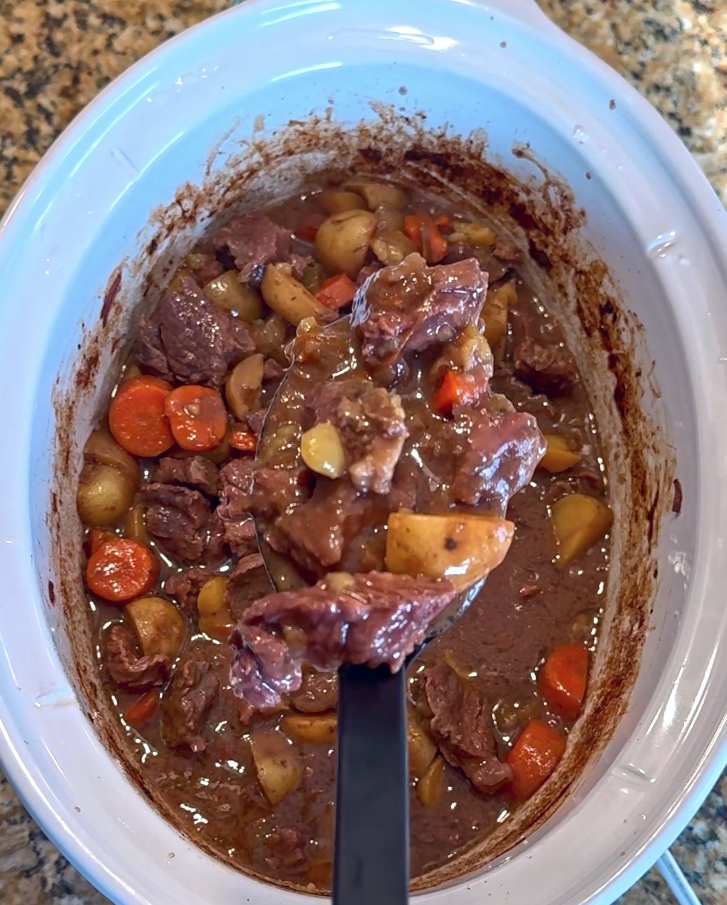 Crockpot Steak Bites with Vegetables